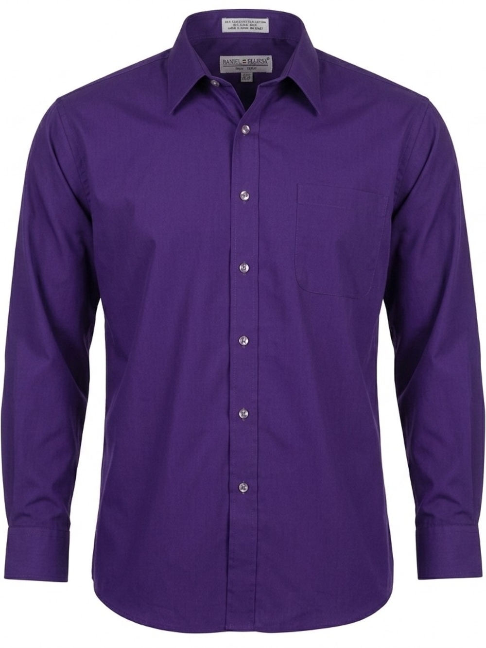 Daniel Ellissa Royal Purple Dress Shirt - Size 19 1/2 36-37 - Picture 1 of 4